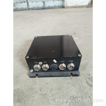 metal control box with four plugs